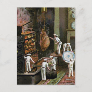 Carte Postale Victorien vintage