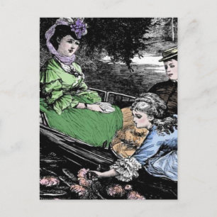 Carte postale victorienne