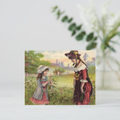 Carte postale victorienne (Debout devant)