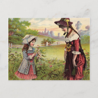 Carte postale victorienne