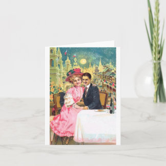 Carte postale victorienne 001 de couples