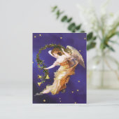 Carte postale victorienne d'ange (Debout devant)