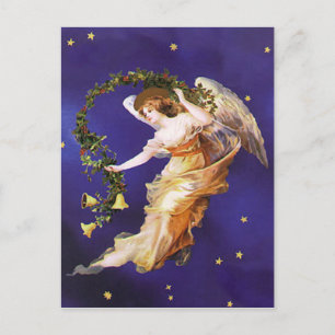 Carte postale victorienne d'ange
