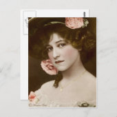 Carte postale victorienne Edwardian Sepia teintée (Devant / Derrière)