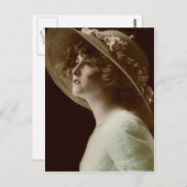 Carte postale victorienne Edwardian Sepia teintée  (Devant / Derrière)