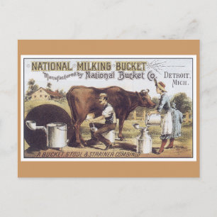 Carte postale victorienne Étiquette