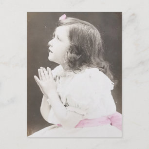 Carte postale victorienne pour enfants