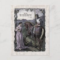 Carte postale victorienne Swinburne "An Old Saying