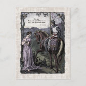 Carte postale victorienne Swinburne "An Old Saying (Devant)