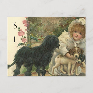 CARTE POSTALE VICTORIENNE vintage