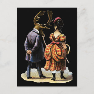 Carte Postale Victorienne vintage Odd