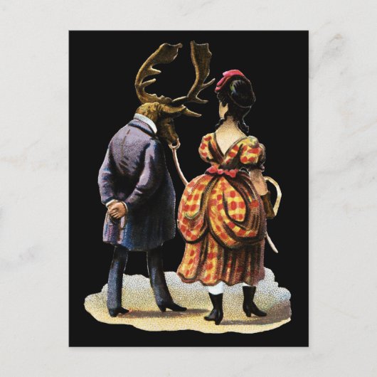 Carte Postale Victorienne vintage Odd (Devant)