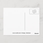 Carte postale victorienne Vistor inattendue (Dos)