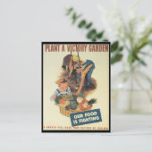 Carte Postale Victory Garden Guerre mondiale 2 (Debout devant)