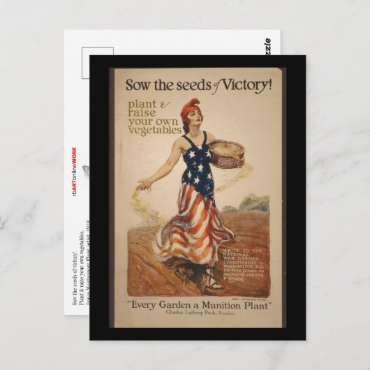 Carte Postale Victory Gardens (Devant / Derrière)