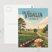 Carte Postale Vidalia, Géorgie (Devant / Derrière)