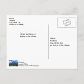 Carte postale vide (Dos)