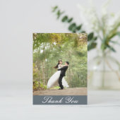 Carte Postale Vide - Merci photo de mariage vertical personnalis (Debout devant)