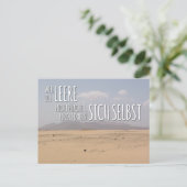 Carte postale « Vide & Recherche de soi » (Debout devant)
