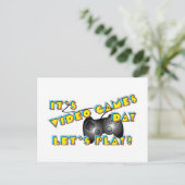 Carte Postale Video Games Day (Debout devant)