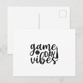 Carte Postale Vidéos du jour du jeu (Devant / Derrière)