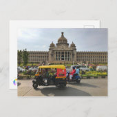 Carte Postale Vidhana Soudha, Bengaluru, Karnataka, Inde (Devant / Derrière)