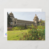 Carte Postale Vidhana Soudha, Bengaluru, Karnataka, Inde (Devant / Derrière)