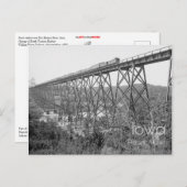 Carte Postale Viduoduc D'Acier Sur La Rivière Des Moines (Devant / Derrière)