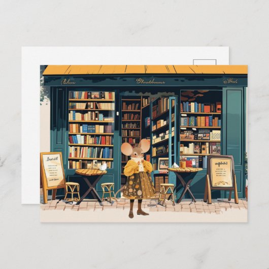 Carte Postale Vie à Mice Town - Mme Enora Pickett (Devant / Derrière)