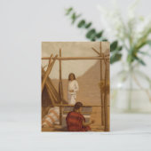 Carte Postale Vie autochtone, Navajo (Debout devant)