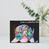 Carte Postale Vie colorée (Debout devant)