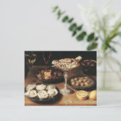 Carte Postale Vie continue avec huîtres - Osias Beert (Debout devant)