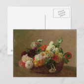 Carte Postale Vie continue de fleurs (Devant / Derrière)