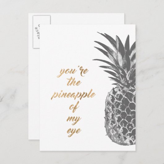 Carte Postale Vie d'ananas II (Devant / Derrière)