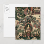 Carte Postale Vie de Bouddha Sakymuni (Devant / Derrière)
