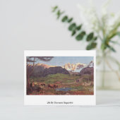 Carte Postale Vie De Giovanni Segantini (Debout devant)