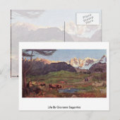Carte Postale Vie De Giovanni Segantini (Devant / Derrière)