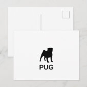 Carte Postale vie de silo de pug (Devant / Derrière)