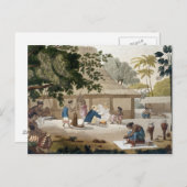 Carte Postale Vie domestique à Kupang, Timor, assiette 10 de 'Le (Devant / Derrière)