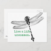 Carte Postale Vie Dragonfly rare (Devant / Derrière)