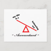 Carte Postale Vie d'un comptable (Devant)