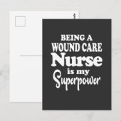 Carte Postale Vie infirmière | Être Infirmière En Soins Blessés (Devant / Derrière)