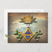 Carte Postale Vie maçonnique (Cosmos) (Devant / Derrière)