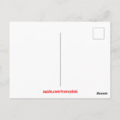 Carte Postale Vie marine tropicale Corail anémoné rose (Dos)