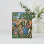 Carte Postale Vie médiévale (Debout devant)