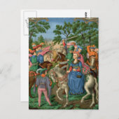 Carte Postale Vie médiévale (Devant / Derrière)