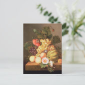Carte Postale Vie morte avec des fruits (Debout devant)