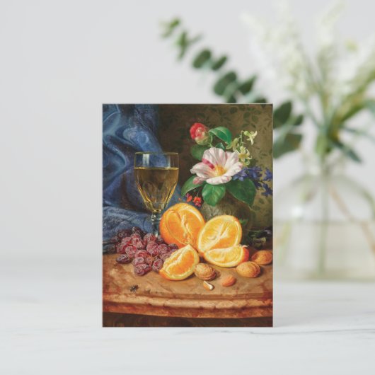 Carte Postale Vie morte avec des oranges | Josef Lauer (Debout devant)