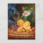 Carte Postale Vie morte avec des oranges | Josef Lauer (Devant)