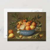 Carte Postale Vie morte avec oranges et citrons (Devant / Derrière)